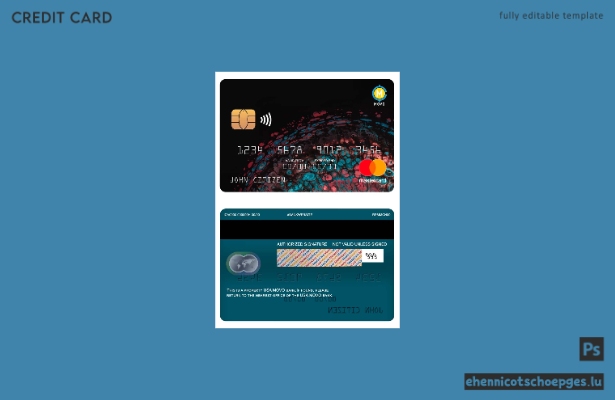 USA MOVO Bank Mastercard Beispielvorschau